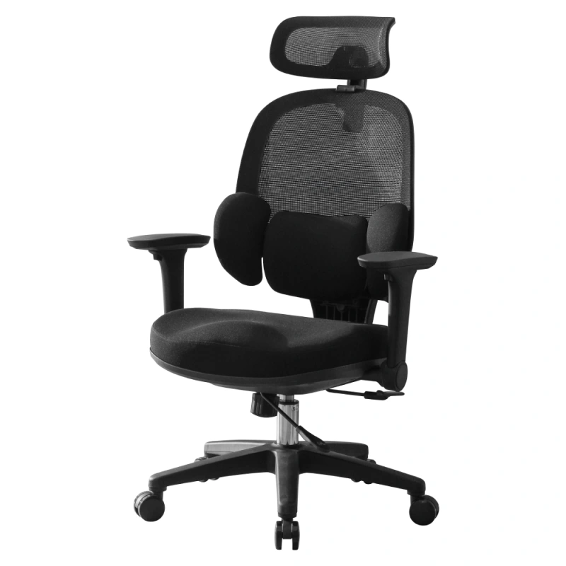 Kancelárske kreslo, čierna, ABRAMO 1