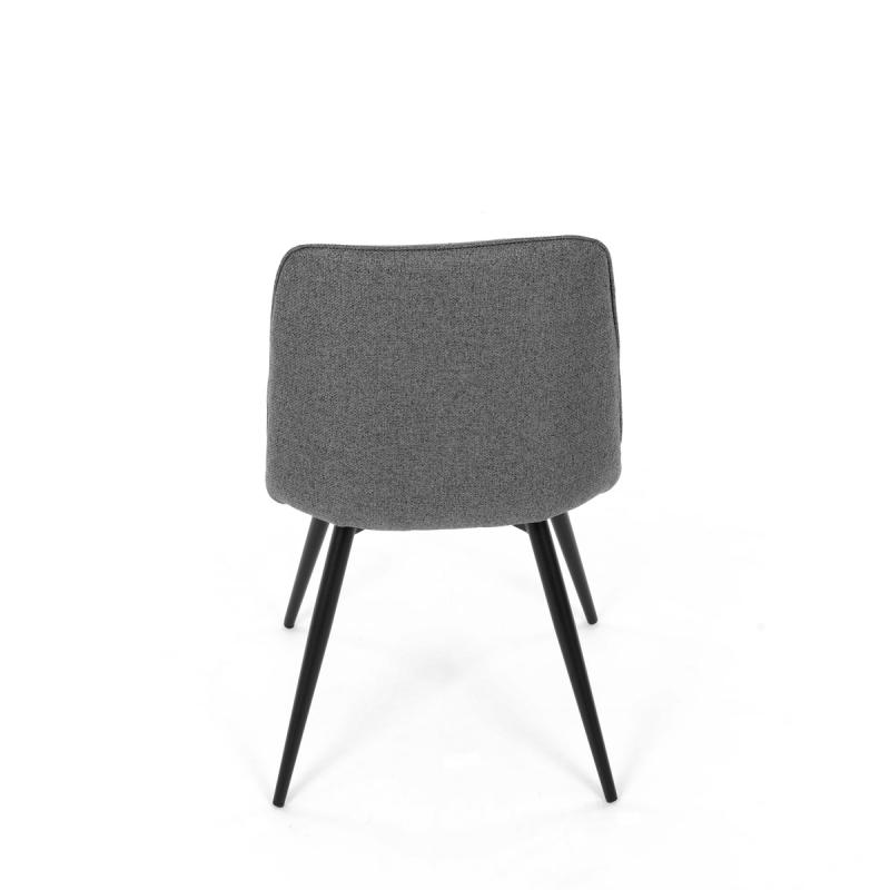 Jídelní židle, šedá, hladká látka, DCL-V2052 GREY2 10