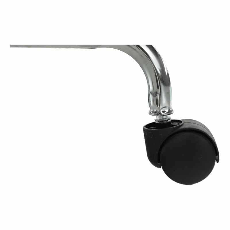 Stolička, čierna/chróm, MABEL 4 NEW 1