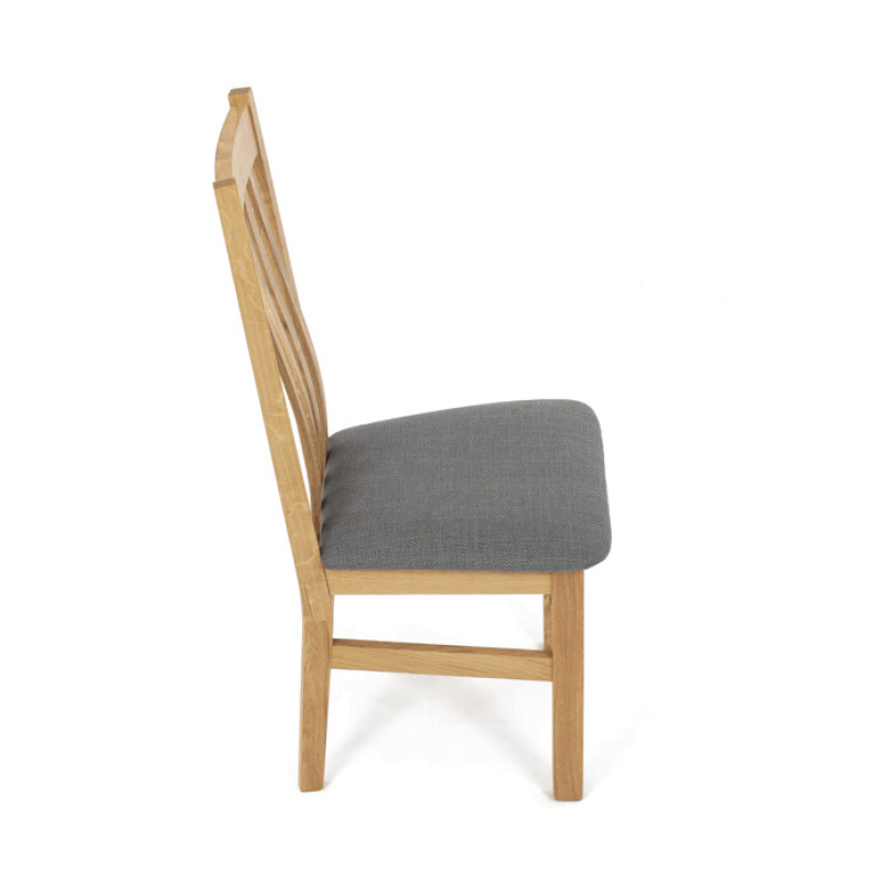 Jedálenská stolička, prírodná, masív, C-2100 GREY2 7