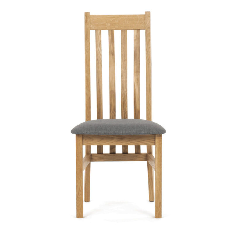 Jedálenská stolička, prírodná, masív, C-2100 GREY2 1