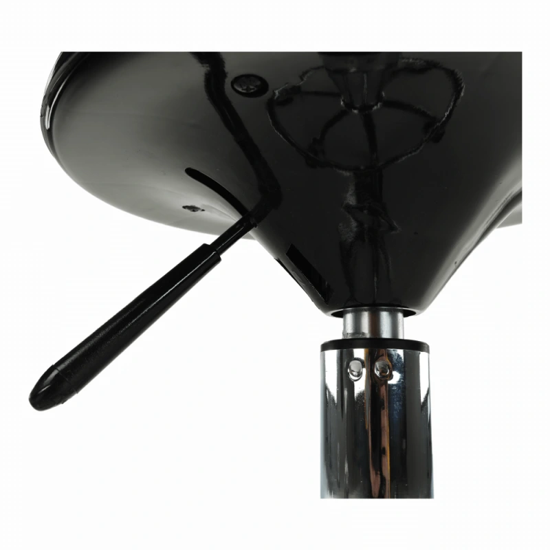 Stolička, čierna/chróm, MABEL 4 NEW 14