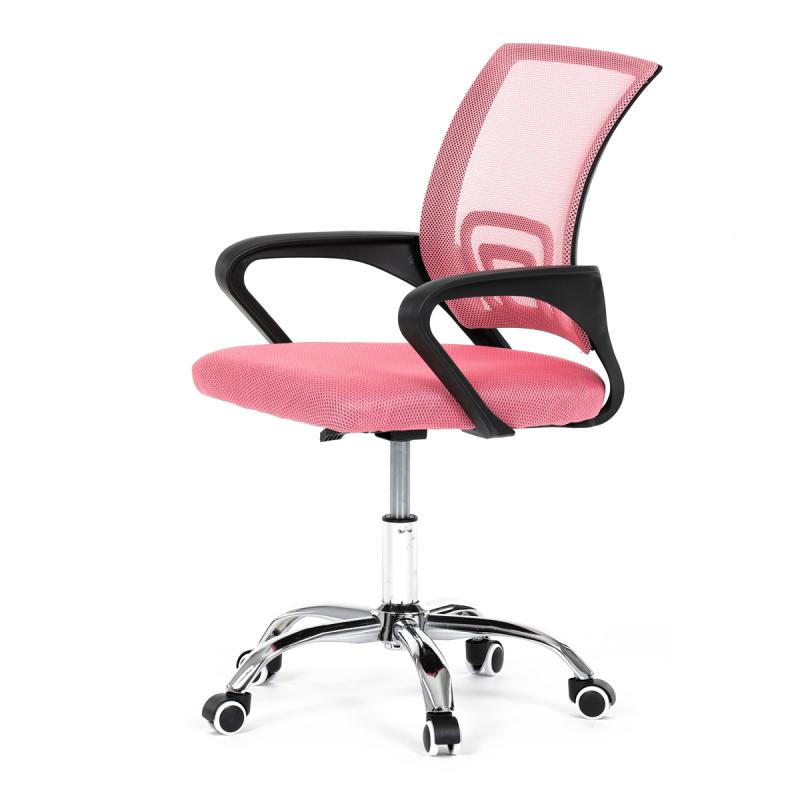 Dětská židle, houpací mechanismus, růžová síťovina, KA-L103 PINK 2