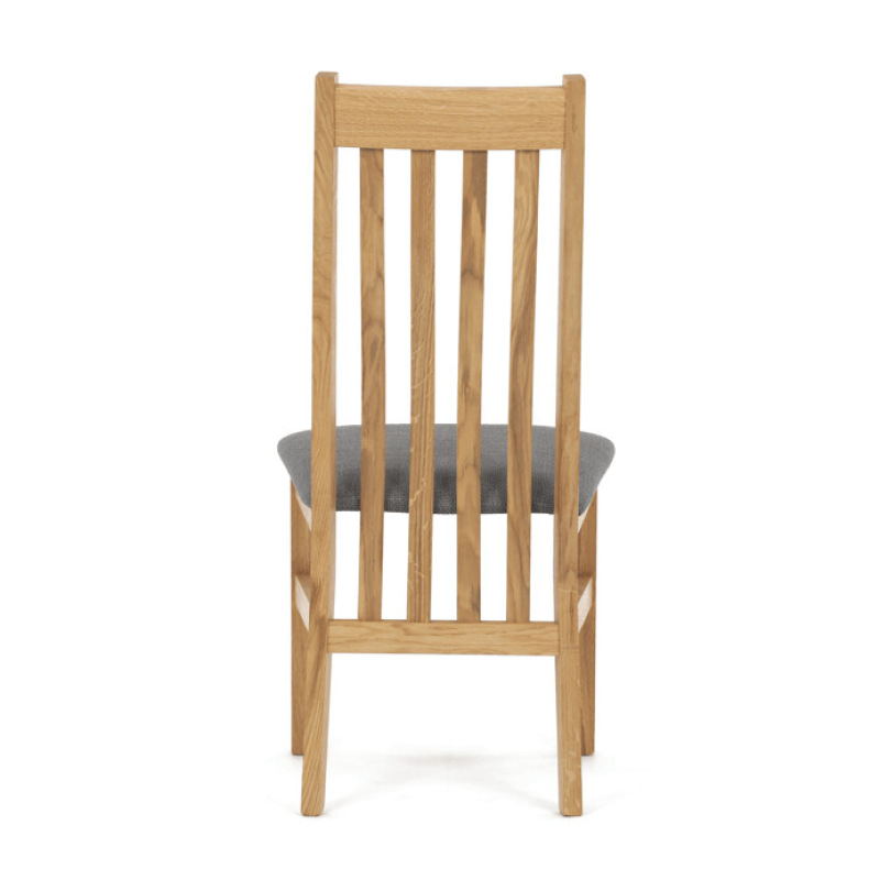 Jedálenská stolička, prírodná, masív, C-2100 GREY2 4