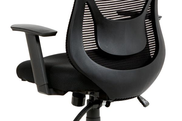 Kancelárska stolička KA-A186 BK, čierna MESH