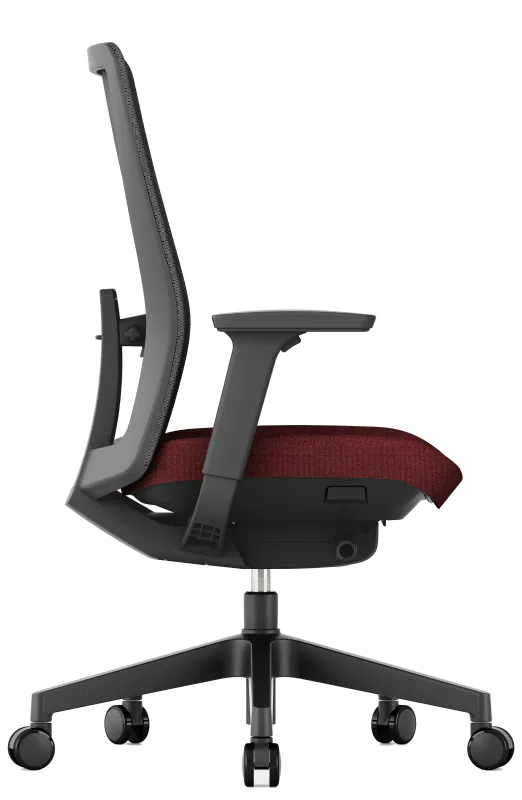 OFFICE PRO Kancelárska stolička K10 BLACK červená