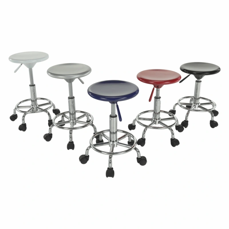 Stolička, čierna/chróm, MABEL 4 NEW 5