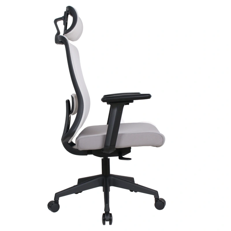 Kancelárske kreslo, sivá/čierna, ROSANO 2